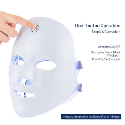 Rejuvenating LED Facial Mask for Youthful Skin
