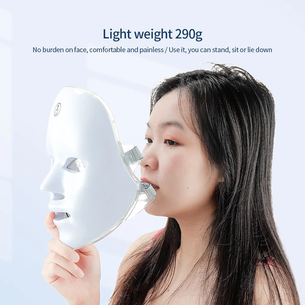 Rejuvenating LED Facial Mask for Youthful Skin
