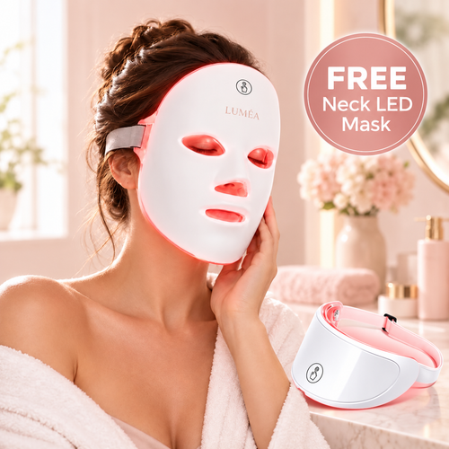 LUMÉA LED Face & Neck Therapy Bundle with FREE Neck LED Mask
